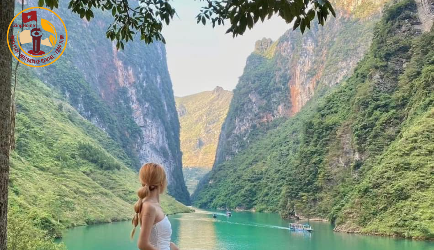 Exploring the emerald waters of Nho Que river